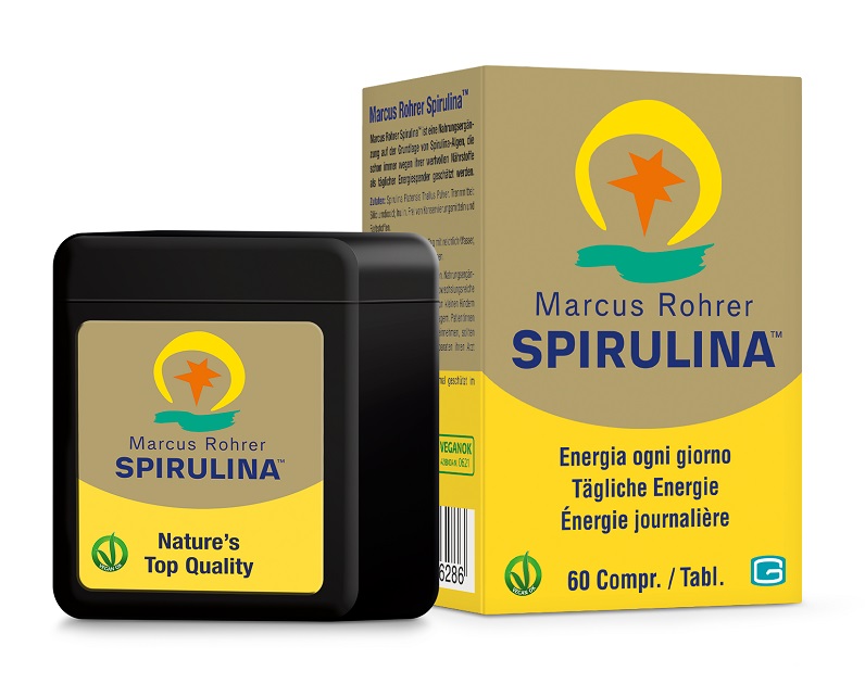 SPIRULINA MARCUS ROHRER TASCABILE 60 COMPRESSE - farmacialombardia.it