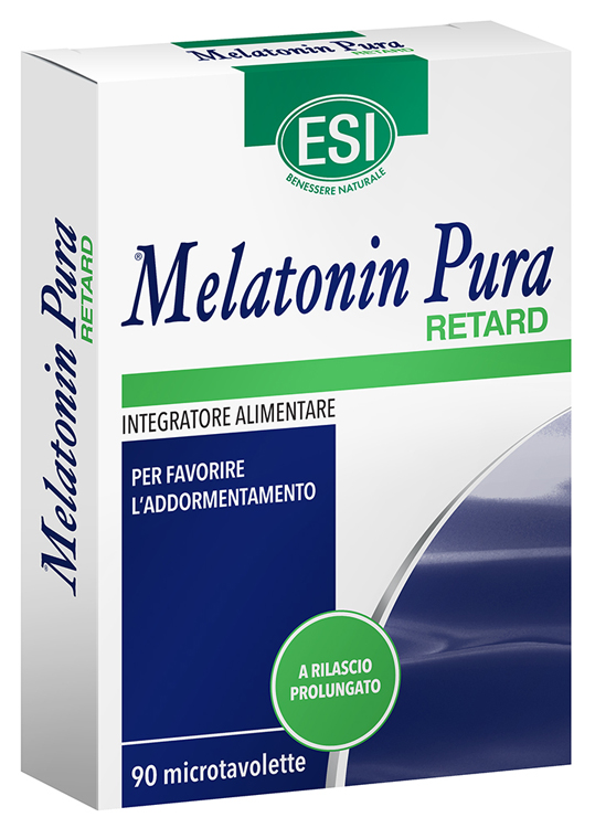 ESI MELATONIN PURA RETARD 90 MICROTAVOLETTE - farmacialombardia.it