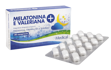 MELATONINA VALERIANA+ 30 COMPRESSE - farmacialombardia.it