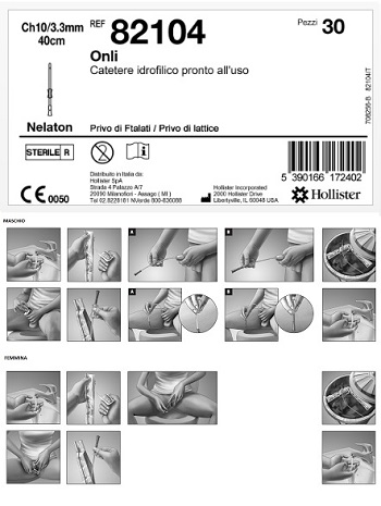 CATETERE IDROFILICO ONLI 40 CM CH 10 30 PEZZI - farmacialombardia.it