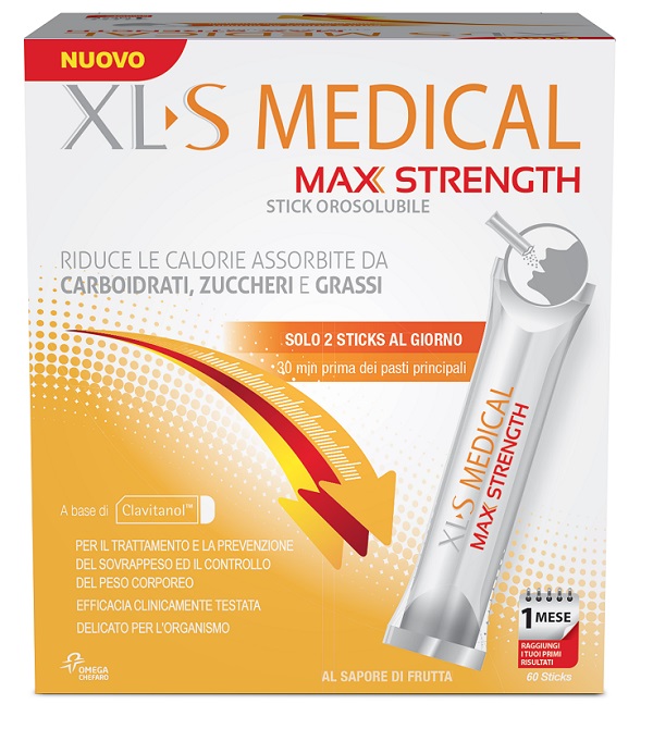 XLS MEDICAL MAX STRENGTH 60 STICK OROSOLUBILI - farmacialombardia.it