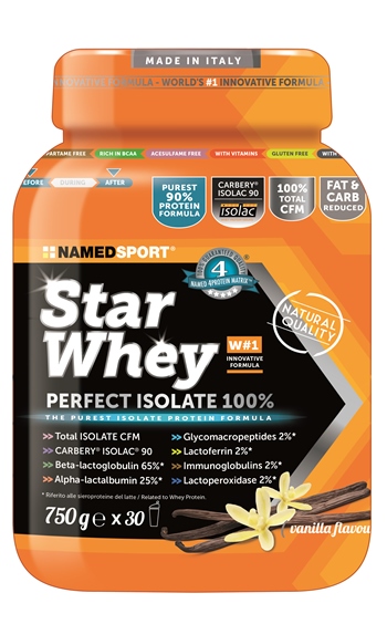 STAR WHEY ISOLATE VANILLA 750 G - farmacialombardia.it