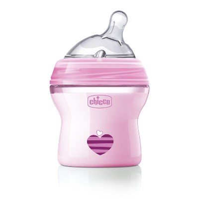 CHICCO BIBERON NATFEEL 0M+ 150 ML GIRL - farmacialombardia.it
