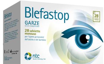 BLEFASTOP GARZA CON HY-TER IN COTONE PIEGATA CON FILO DI BARIO 28 PEZZI - farmacialombardia.it