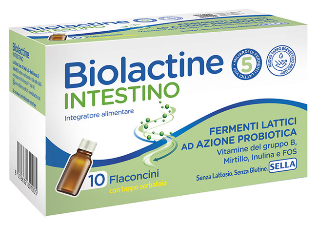 BIOLACTINE INTESTINO 5MLD 10 FLACONCINI 9 ML - farmacialombardia.it