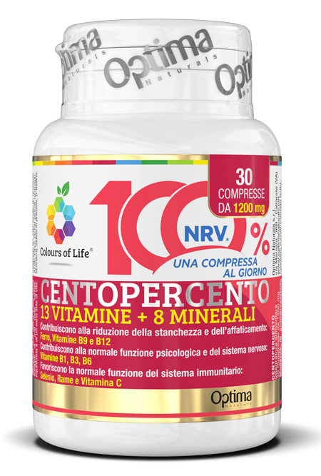 COLOURS OF LIFE CENTOPERCENTO 30 COMPRESSE 1200 MG - farmacialombardia.it