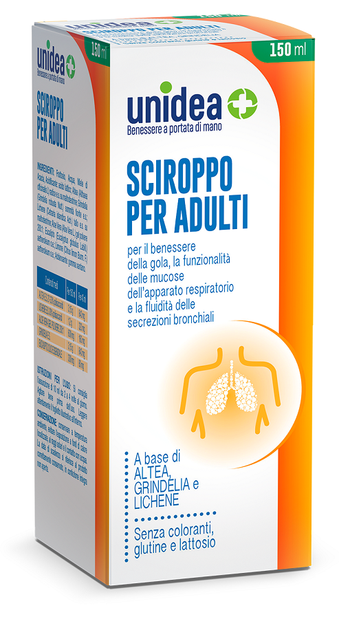 UNIDEA SCIROPPO PER ADULTI 150 ML - farmacialombardia.it