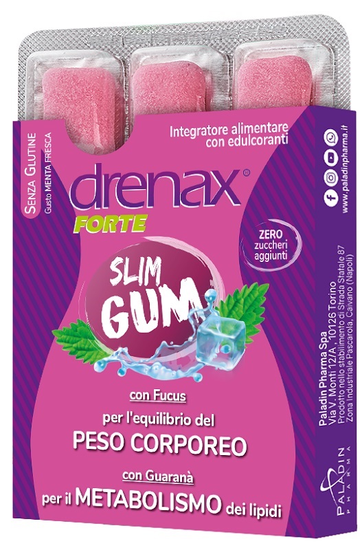 DRENAX SLIM DIMAGRANTE 9 GUM - farmacialombardia.it