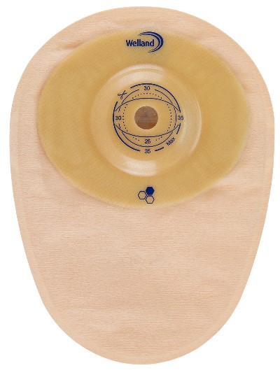 SACCA PER COLOSTOMIA WELLAND AURUM PROFILE COLO MIDI OPACA RITAGLIABILE DIAMETRO 13-35 MM INIZIO CONVESSITA' 35 MM 10 PEZZI - farmacialombardia.it