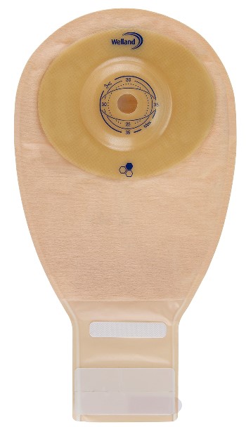 SACCA PER ILEOSTOMIA OPACA RITAGLIABILE WELLAND AURUM PROFILE ILEO MIDI DIAMETRO 13-35 MM INIZIO CONVESSITA' 35 MM 10 PEZZI - farmacialombardia.it