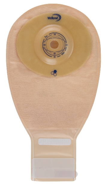 SACCA PER ILEOSTOMIA TRASPARENTE RITAGLIABILE WELLAND AURUM CONVEX ILEO MIDI DIAMETRO 13-35 MM INIZIO CONVESSITA' 35 MM 10 PEZZI - farmacialombardia.it
