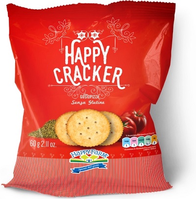 HAPPY FARM HAPPY CRACKERS GUSTO PIZZA 60 G - farmacialombardia.it