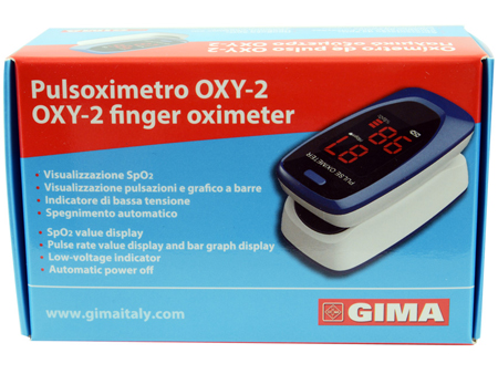 PULSOXIMETRO DA DITO OXY-2 SCHERMO LED 60X30,5X32,5MM 1 PEZZO - farmacialombardia.it