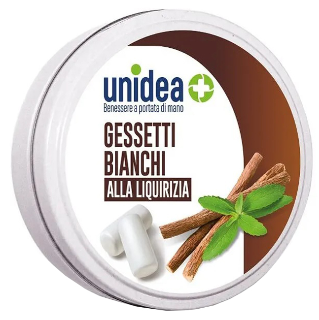 UNIDEA CARAMELLE GESSETTI LIQUIRIZIA 40G - farmacialombardia.it