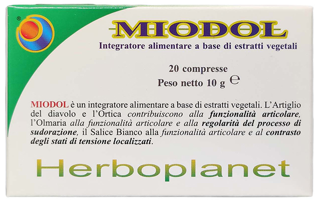 MIODOL 20 COMPRESSE BLISTER 10 G - farmacialombardia.it