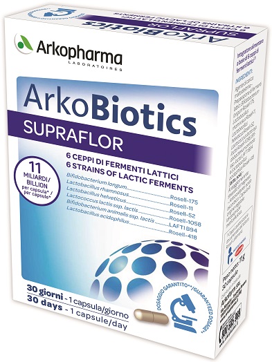 ARKOBIOTICS SUPRAFLOR 30 CAPSULE - farmacialombardia.it