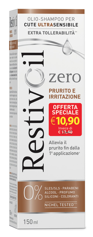 RESTIVOIL ZERO PRURITO E IRRITAZIONE OFFERTA SPECIALE 150 ML - farmacialombardia.it