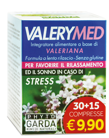 VALERYMED RILASCIO PROLUNGATO 30 + 15 COMPRESSE - farmacialombardia.it
