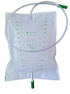 SACCA DA LETTO PER RACCOLTA URINA DA 2 LITRI CON SCARICO TUBO 130 CM 10 PEZZI - farmacialombardia.it