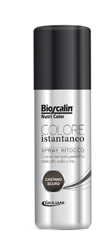 BIOSCALIN NUTRICOLOR SPRAY COLORE ISTANTANEO CASTANO SCURO 75 ML - farmacialombardia.it