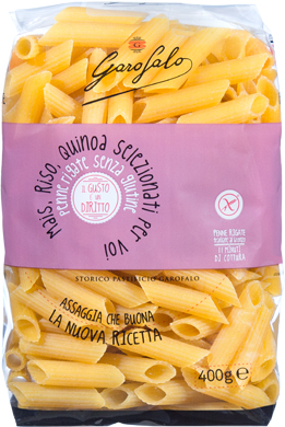 GAROFALO PENNE RIGATE SENZA GLUTINE 400 G - farmacialombardia.it