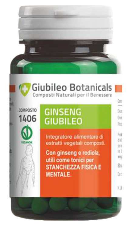 GIUBILEO BOTANICALS GINSENG 30 CAPSULE - farmacialombardia.it