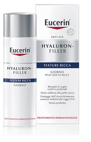 EUCERIN HYALURON-FILLER TEXTURE RICCA GIORNO 50 ML - farmacialombardia.it
