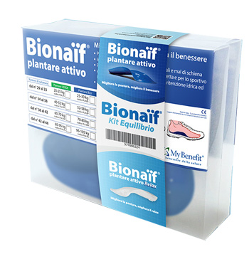 KIT EQUILIBRIO BIONAIF PLANTARE ATTIVO BLU GRANDE DAL 42 AL 48 95-105KG - farmacialombardia.it