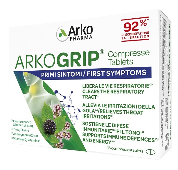 ARKOGRIP 15 COMPRESSE - farmacialombardia.it