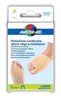 PROTEZIONE MASTER-AID FOOTCARE PER ALLUCE VALGO E METATARSO LARGE 1 PEZZO D8 - farmacialombardia.it