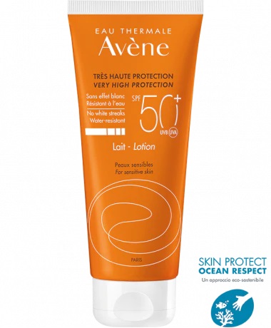 EAU THERMALE AVENE SOLARE LATTE SPF50+ 100 ML NUOVA FORMULA - farmacialombardia.it