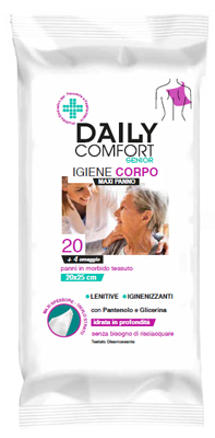DAILY COMFORT SENIOR PANNI IGIENE CORPO 24 PEZZI - farmacialombardia.it