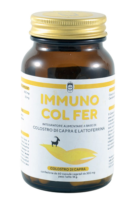 IMMUNO COL FER COLOSTRO DI CAPRA 60 CAPSULE VEGETALI - farmacialombardia.it