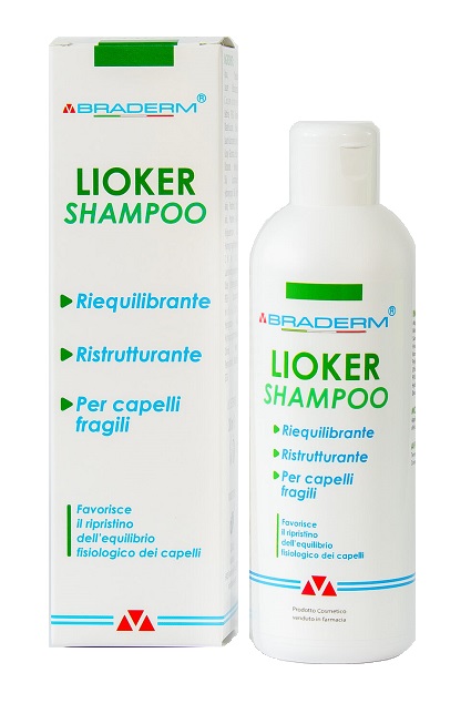 LIOKER SHAMPOO 200 ML BRADERM - farmacialombardia.it