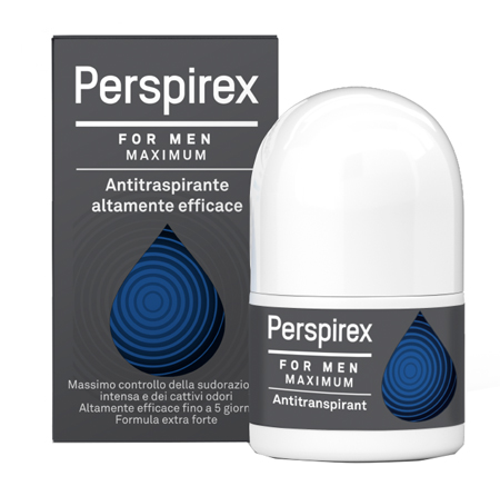 PERSPIREX FOR MEN MAXIMUM ANTITRASPIRANTE ROLL ON 20 ML - farmacialombardia.it