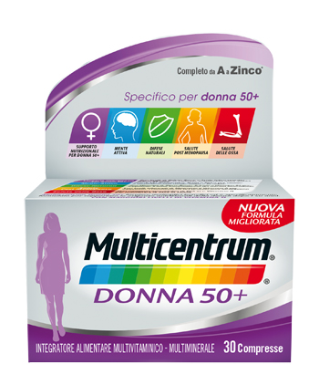 MULTICENTRUM DONNA 50+ 60 COMPRESSE - farmacialombardia.it
