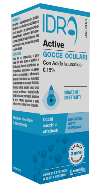 GOCCE OCULARI STERILENS IDRA ACTIVE 10 ML CON ACIDO IALURONICO 0,15% - farmacialombardia.it