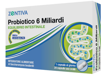 ZENTIVA PROBIOTICO 6 MILIARDI 24 CAPSULE VEGETALI - farmacialombardia.it
