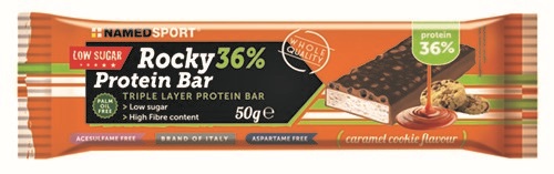 ROCKY 36% PROTEIN BAR CARAMEL COOKIE BARRETTA 50 G - farmacialombardia.it