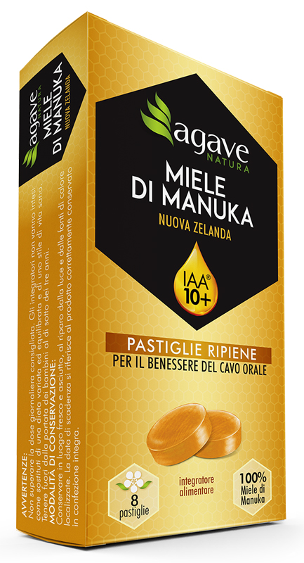AGAVE NATURA MANUKA IAA 10+ 8 PASTIGLIE 20 G - farmacialombardia.it