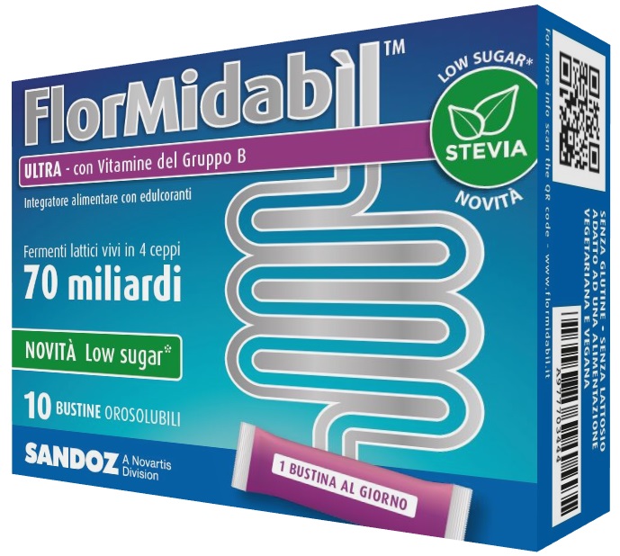 FLORMIDABIL ULTRA 10 BUSTINE CON STEVIA - farmacialombardia.it