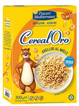 PIACERI MEDITERRANEI CEREALORO ANELLINI MIELE 300 G - farmacialombardia.it