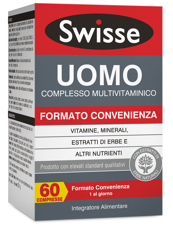SWISSE UOMO MULTIVITAMINICO 60 COMPRESSE - farmacialombardia.it