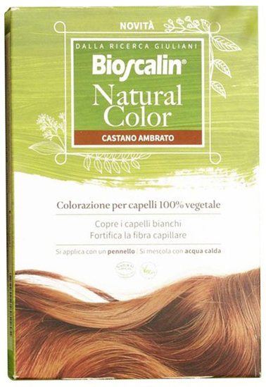 BIOSCALIN NATURAL COLOR CASTANO AMBRATO 70 G - farmacialombardia.it