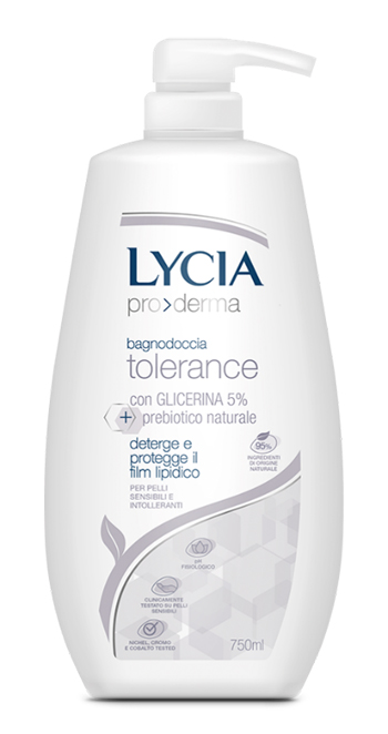LYCIA PRODERMA BAGNODOCCIA TOLERANCE 750 ML - farmacialombardia.it