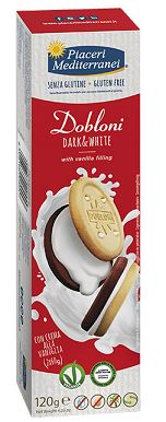 PIACERI MEDITERRANEI DOBLONI DARK & WHITE 120 G - farmacialombardia.it