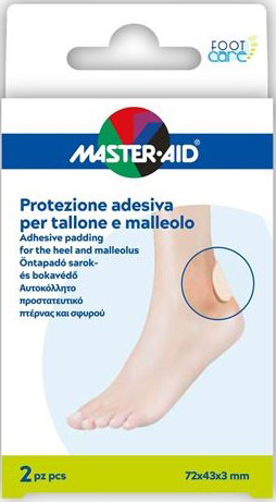 PROTEZIONE TALLONE/MALLEOLO MASTER-AID FOOTCARE 2 PEZZI A7 - farmacialombardia.it