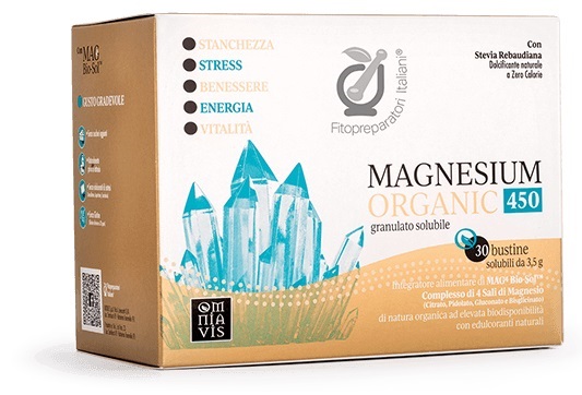 FITOPREPARATORI ITALIANI MAGNESIUM ORGANIC 450 30 BUSTINE - farmacialombardia.it