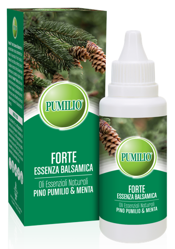 PUMILIO FORTE ESSENZA BALSAMICA OLI ESSENZIALI NATURALI PINO PUMILIO & MENTA 40 ML - farmacialombardia.it