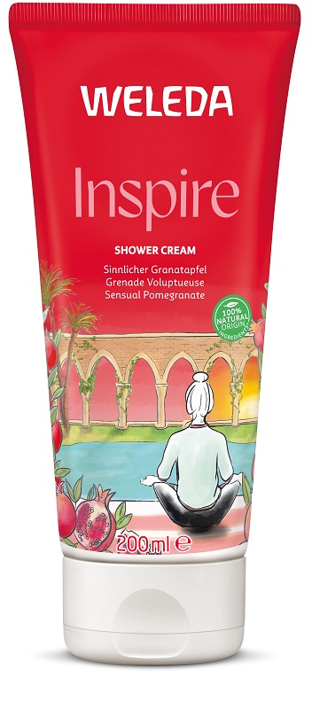 WELEDA INSPIRE DOCCIA CREMOSA MELOGRANO 200 ML - farmacialombardia.it